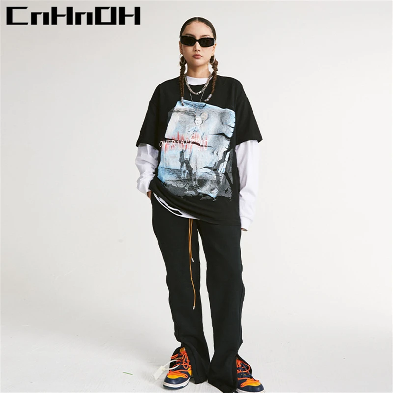 CnHnOH Summer New Arrival American Street Fashion Brand T-shirt Retro Style Printing Loose Short-sleeved T-shirt 11005
CnHnOH Summer New Arrival American Street Fashion Brand T-shirt Retro Style Printing Loose Short-sleeved T-shirt 11005