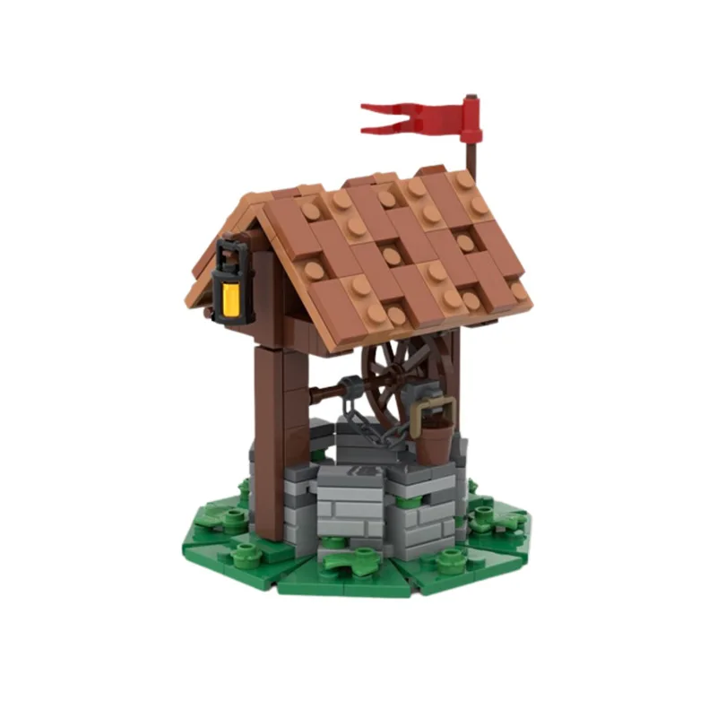 MOC Small Grain Building Block Street View Building Scene Medieval Well DIY Assembly toy model Children's Education Toy
MOC Small Grain Building Block Street View Building Scene Medieval Well DIY Assembly toy model Children's Education Toy