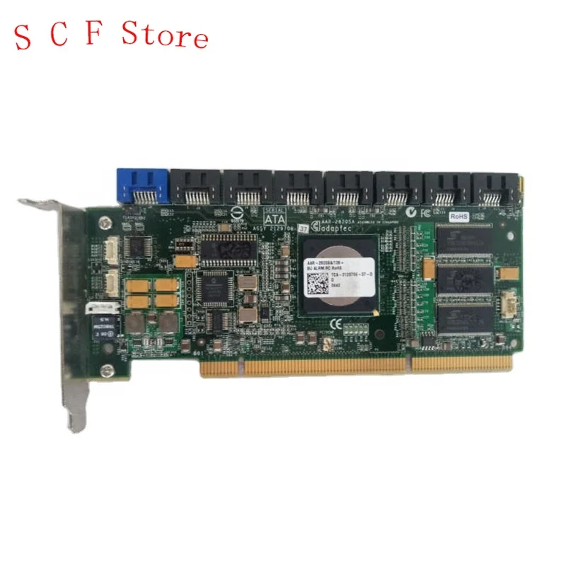 Для телефона оригинал для адаптек 128M 8-port SATA Array Card перед отправкой идеальный тест
Для телефона оригинал для адаптек 128M 8-port SATA Array Card перед отправкой идеальный тест
