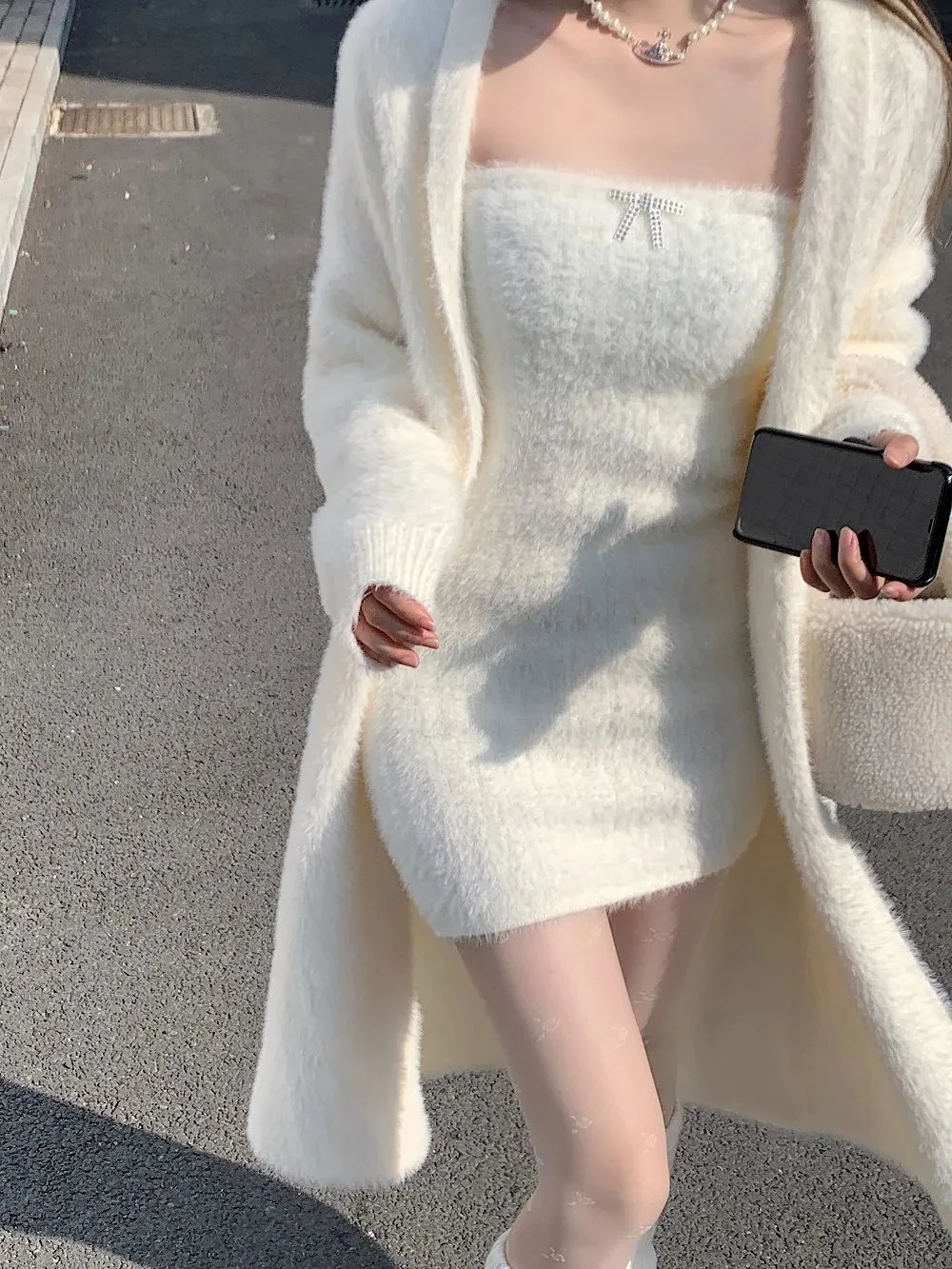 Urbane Fashion Women Sweaters 2022 Micro Sexy Short Sets With Skirts Celebrity Hotsweet Coquette Velvet
Urbane Fashion Women Sweaters 2022 Micro Sexy Short Sets With Skirts Celebrity Hotsweet Coquette Velvet