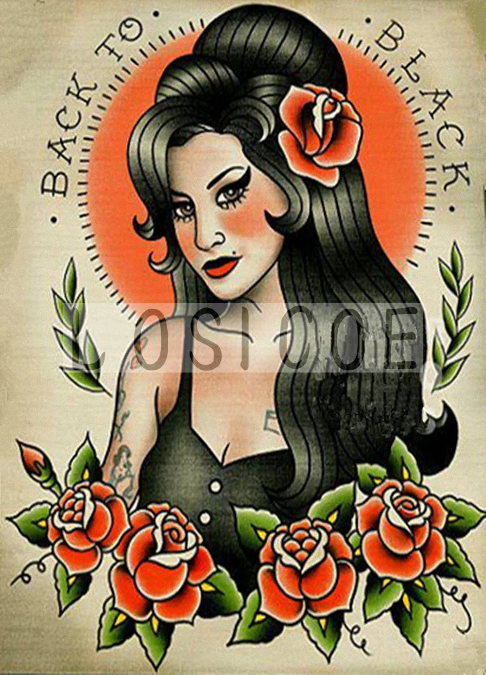 Movie Poster Vintage Creativity Tattoos Design Wall Art Retro Kraft Paper HD Print Painting Wall Sticker Home Decoration T6
Movie Poster Vintage Creativity Tattoos Design Wall Art Retro Kraft Paper HD Print Painting Wall Sticker Home Decoration T6