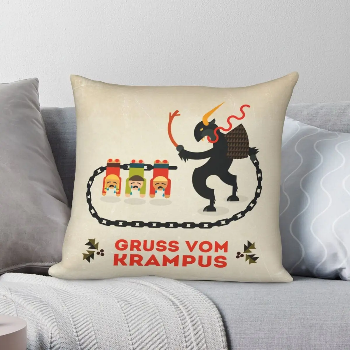 Квадратная подушка Gruss Vom Krampus, чехол из полиэстера, льна, бархата, с принтом, на молнии, декоративная подушка, чехол
Квадратная подушка Gruss Vom Krampus, чехол из полиэстера, льна, бархата, с принтом, на молнии, декоративная подушка, чехол