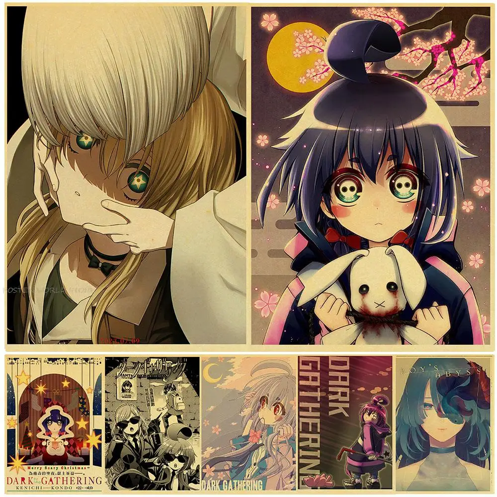 Vintage Japanese Classic Anime Dark Gathering Posters Kraft Paper Wall Home Bar Cafe Decor Gift Painting Art Wall
Vintage Japanese Classic Anime Dark Gathering Posters Kraft Paper Wall Home Bar Cafe Decor Gift Painting Art Wall