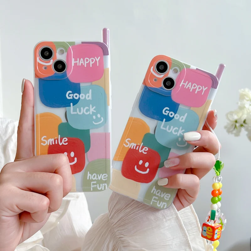 Colorful Flowers Smile Strap Lanyard Phone Case for iPhone 11 12 13 mini pro XS MAX 8 7 Plus X XR Cover
Colorful Flowers Smile Strap Lanyard Phone Case for iPhone 11 12 13 mini pro XS MAX 8 7 Plus X XR Cover