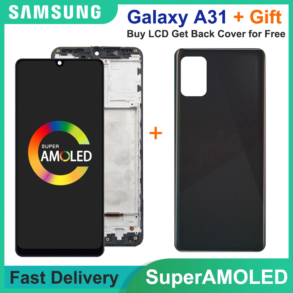 6.4'' Super AMOLED For Samsung Galaxy A31 SM-A315FN/DS A315 LCD Display Touch Screen Digitizer With Frame For Samsung A31 lcd
6.4'' Super AMOLED For Samsung Galaxy A31 SM-A315FN/DS A315 LCD Display Touch Screen Digitizer With Frame For Samsung A31 lcd