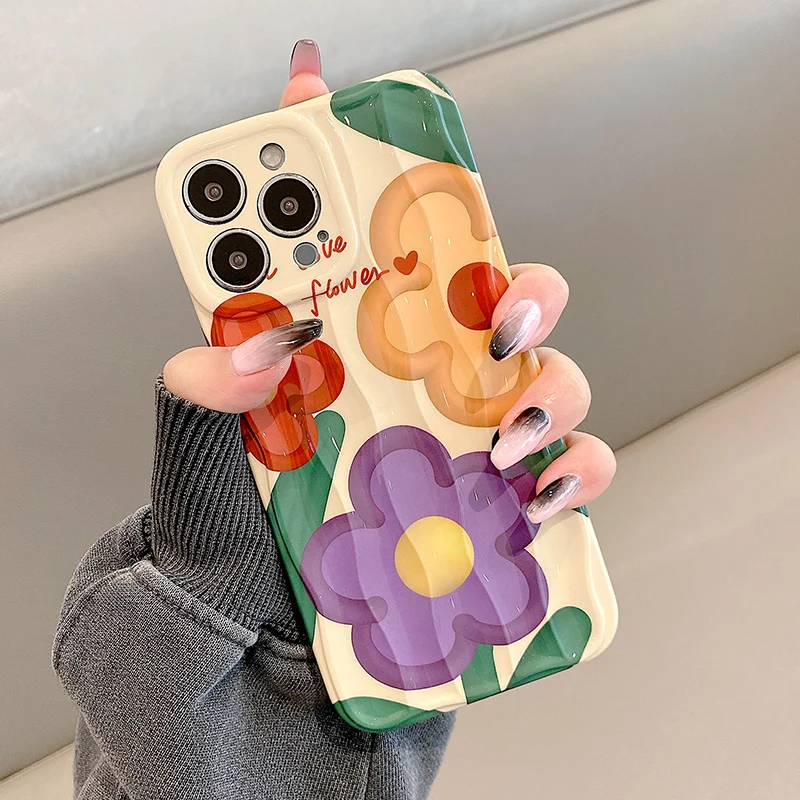 Oil Painting Flowers Ripple Frosted Case For iPhone 14 Pro Max 13 11 12 14 Plus Soft IMD Shockpoof Cover
Oil Painting Flowers Ripple Frosted Case For iPhone 14 Pro Max 13 11 12 14 Plus Soft IMD Shockpoof Cover