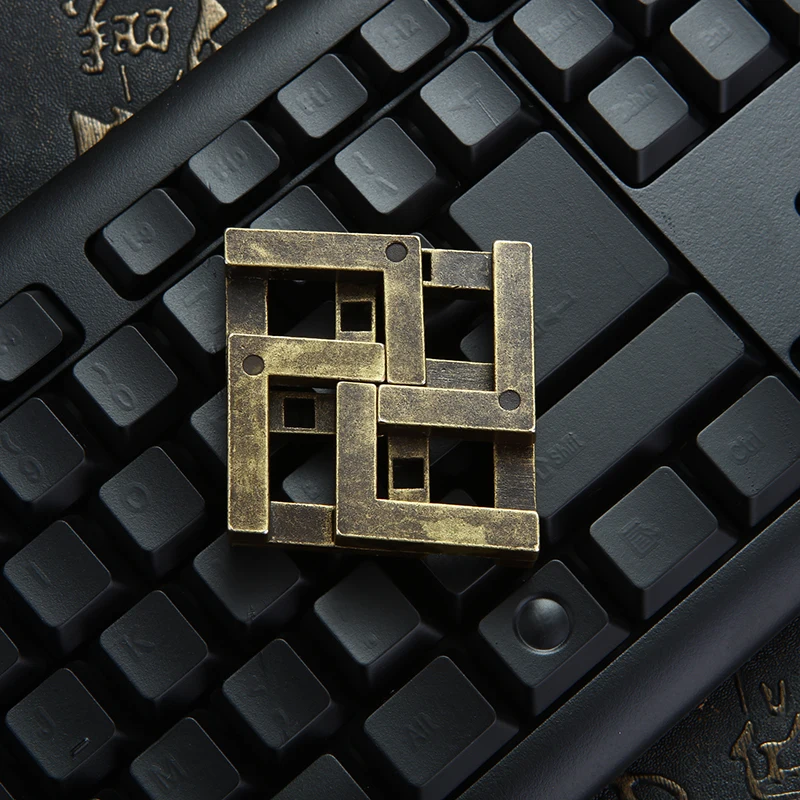 HBZ Decompression Fidget Fingertip Rotating Luban Block Lock Metal Unlock Puzzle Anti-Stress Adult Stress Relief Toys For Kids
HBZ Decompression Fidget Fingertip Rotating Luban Block Lock Metal Unlock Puzzle Anti-Stress Adult Stress Relief Toys For Kids