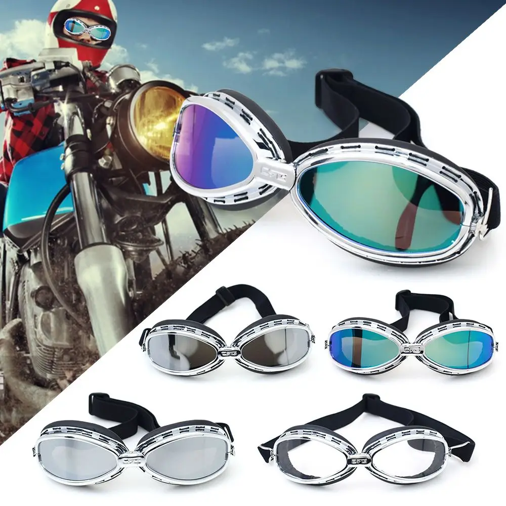 Outdoor Vintage Eyewear Ski Goggle Motocross Protective Gears Pilot Windproof Lenses Helmet Glasses Motorcycle Goggles
Outdoor Vintage Eyewear Ski Goggle Motocross Protective Gears Pilot Windproof Lenses Helmet Glasses Motorcycle Goggles