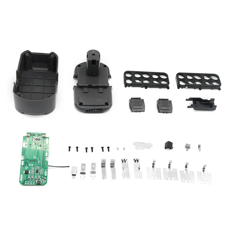 P108 Li-Ion Battery Plastic Case Charging Protection Board Kit Spare Parts Kits For RYOBI 18V P103 P118 BPL-1815
P108 Li-Ion Battery Plastic Case Charging Protection Board Kit Spare Parts Kits For RYOBI 18V P103 P118 BPL-1815