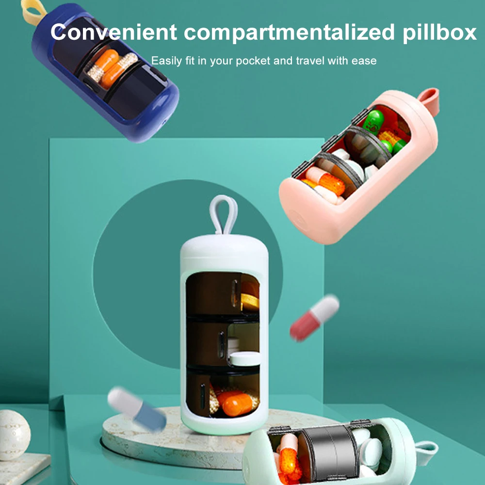 Mini Waterproof 3 Grid Bottled Pill Box Health Care Portable Medicine Box Health Container Case Travel Pill Box Easy to Take
Mini Waterproof 3 Grid Bottled Pill Box Health Care Portable Medicine Box Health Container Case Travel Pill Box Easy to Take