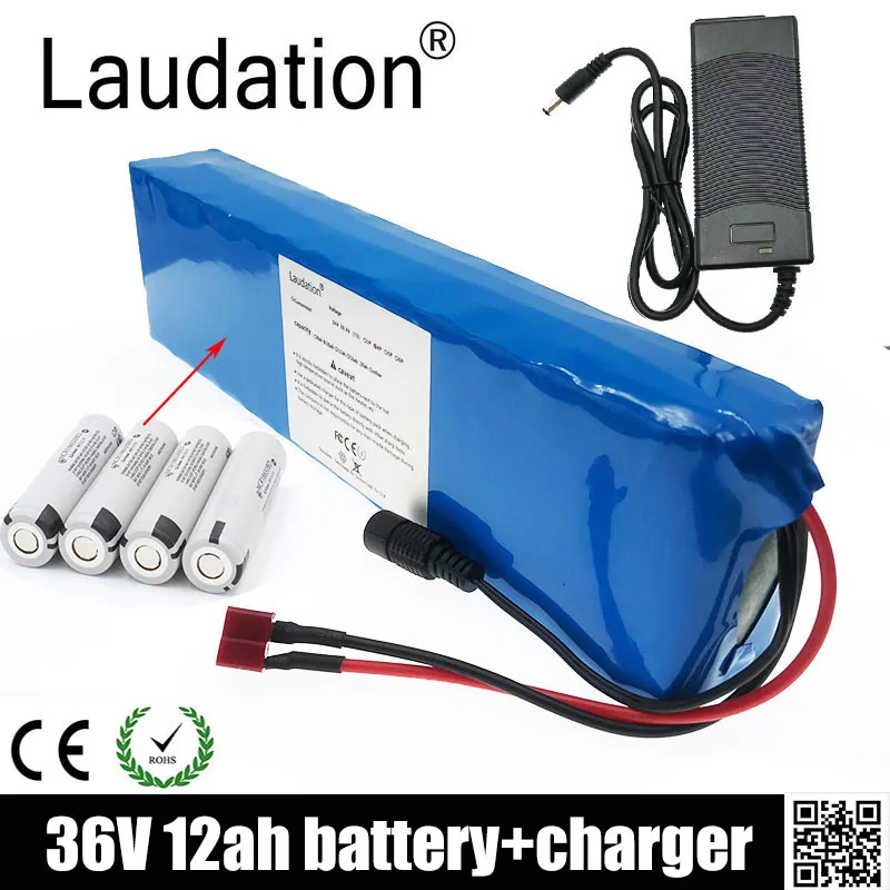 laudation 36V 12ah electric bicycle battery pack 36V 18650 battery pack 500W High Power and Capacity Motorcycle Scooter with BMS
laudation 36V 12ah electric bicycle battery pack 36V 18650 battery pack 500W High Power and Capacity Motorcycle Scooter with BMS