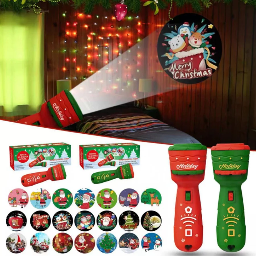 Christmas Flashlight Projector Lamp Toys For Children 24 Patterns Baby Bedtime Sleeping Story Book Fun Education Toys Xmas Gift
Christmas Flashlight Projector Lamp Toys For Children 24 Patterns Baby Bedtime Sleeping Story Book Fun Education Toys Xmas Gift