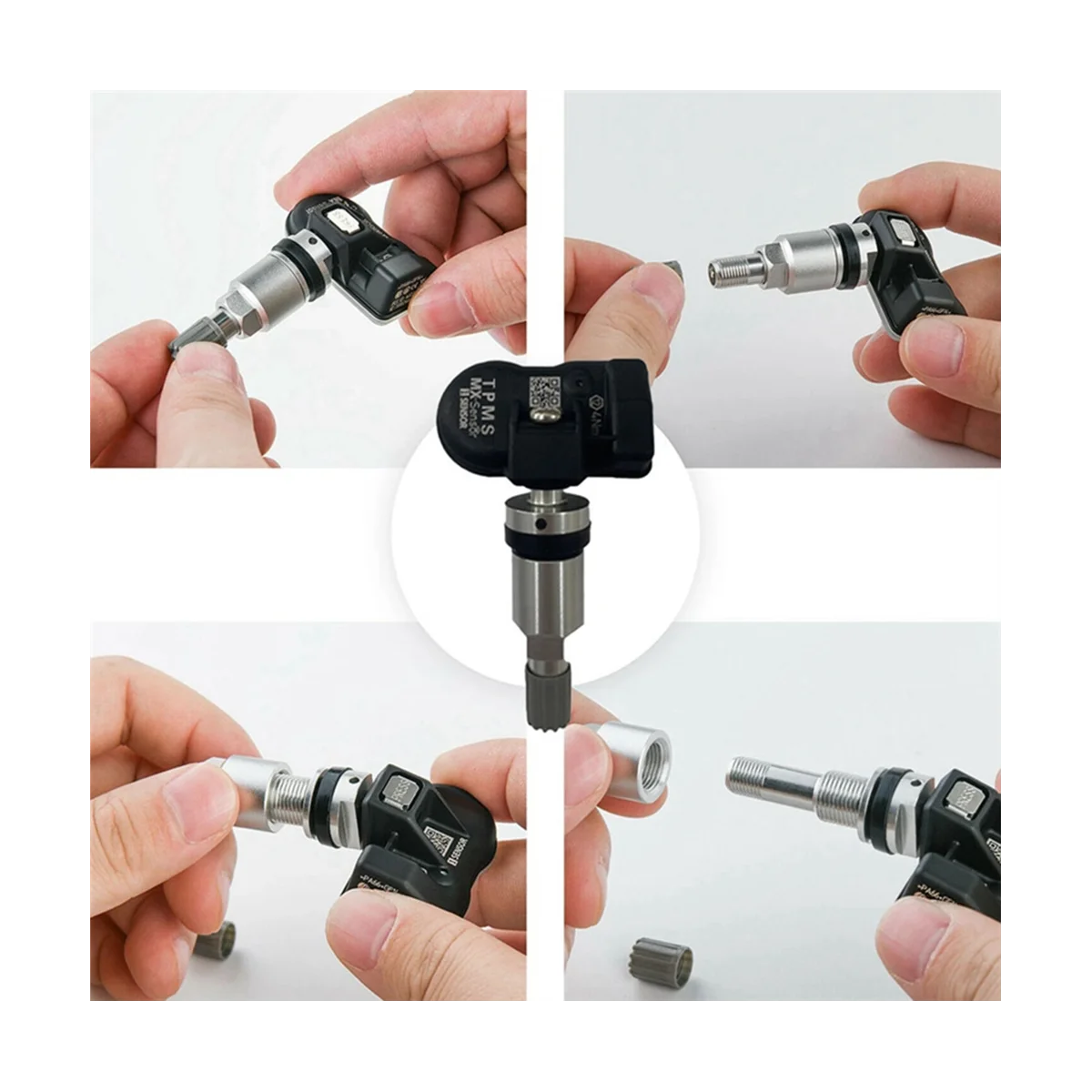 6Pcs Programmable TPMS Sensor 315 433MHz Universal 2 in 1 Tire Pressure Sensor System Unlimited Edit Compatible-AUTEL MX
6Pcs Programmable TPMS Sensor 315 433MHz Universal 2 in 1 Tire Pressure Sensor System Unlimited Edit Compatible-AUTEL MX
