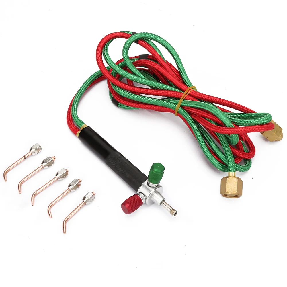 Mini Oxygen Gas Torch Acetylene Welding Soldering Gun Tool Kit + 5Pcs Replaceable Tips Mini Gas Torch
Mini Oxygen Gas Torch Acetylene Welding Soldering Gun Tool Kit + 5Pcs Replaceable Tips Mini Gas Torch