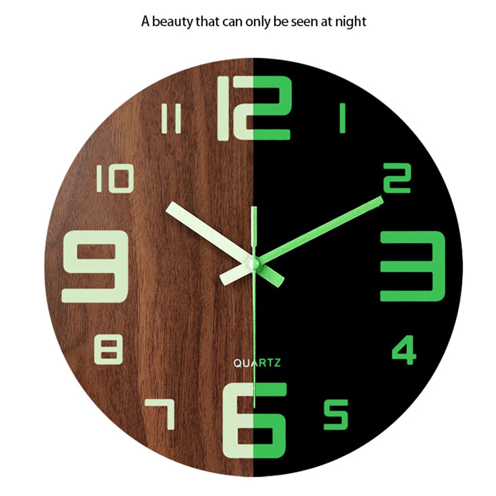 12 дюймов Светящиеся Настенные часы Дерево тихий свет в темноте скандинавский домашний декор Подвесные часы не тикают часы с ночным освещен...
12 дюймов Светящиеся Настенные часы Дерево тихий свет в темноте скандинавский домашний декор Подвесные часы не тикают часы с ночным освещен...
