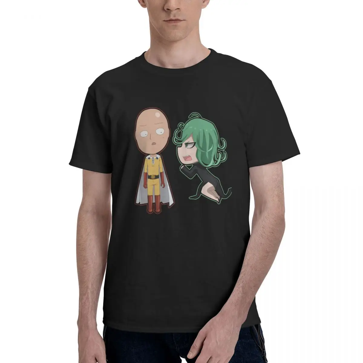 Футболка с принтом One Punch Man Chibi, Сайтама и татсумаки, Винтажная футболка из 100% хлопка, оригинальные топы с круглым вырезом
Футболка с принтом One Punch Man Chibi, Сайтама и татсумаки, Винтажная футболка из 100% хлопка, оригинальные топы с круглым вырезом