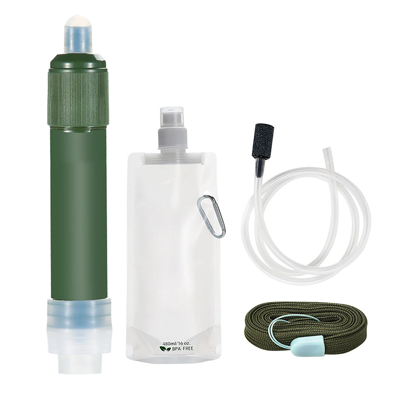 Camping Water Filtratio n Survival Water Filter Straw Water Filtratio n System Drinking Purifier For Emergency Hiking Camping
Camping Water Filtratio n Survival Water Filter Straw Water Filtratio n System Drinking Purifier For Emergency Hiking Camping