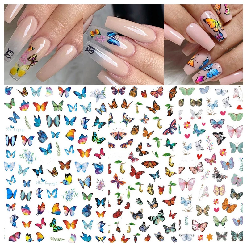 Back Glue Stickers Multiple Color Butterflys Nail Decals Decoration For Nail Art Manicure Beauty
Back Glue Stickers Multiple Color Butterflys Nail Decals Decoration For Nail Art Manicure Beauty
