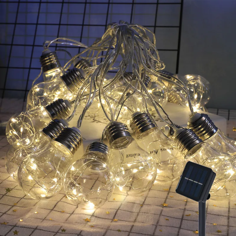 Solar Garden Light Waterproof Vintage Ball LED String Lights Solar Lights Outdoor 10/30 Bulbs Hanging for Yard Tents Party Decor
Solar Garden Light Waterproof Vintage Ball LED String Lights Solar Lights Outdoor 10/30 Bulbs Hanging for Yard Tents Party Decor