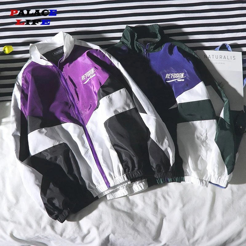 Hip Hop Jackets Men Patchwork Windbreaker Casual Loose Couple Jacket Oversized Zipper Slim Coat
Hip Hop Jackets Men Patchwork Windbreaker Casual Loose Couple Jacket Oversized Zipper Slim Coat