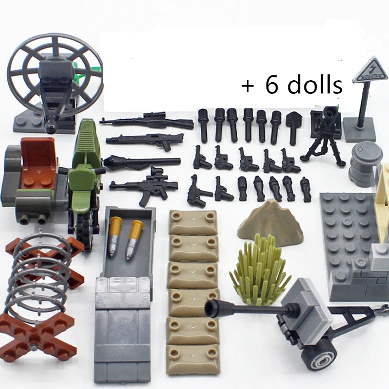 6pcs Desert Eagle MILITARY Soldiers Army Weapon Gun SWAT War Model Building Blocks Figures Boys Educational Toys Gifts Children
6pcs Desert Eagle MILITARY Soldiers Army Weapon Gun SWAT War Model Building Blocks Figures Boys Educational Toys Gifts Children