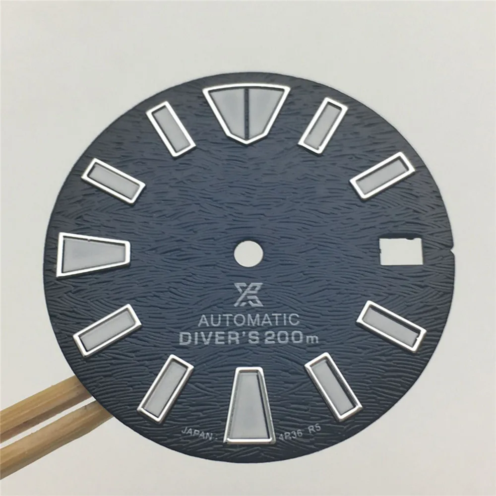 28.5MM Black Watch Dial Replacement Modified Green Luminous Dial for NH35A Watch Movement DIY Upgrade Part
28.5MM Black Watch Dial Replacement Modified Green Luminous Dial for NH35A Watch Movement DIY Upgrade Part