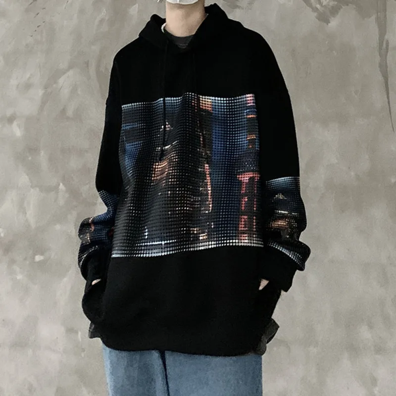 Hybskr Streetwear Dark Style Men's Hoodies Oversized Spring Male Hooded Sweatshirt Korean Style Unisex Loose Pullovers
Hybskr Streetwear Dark Style Men's Hoodies Oversized Spring Male Hooded Sweatshirt Korean Style Unisex Loose Pullovers