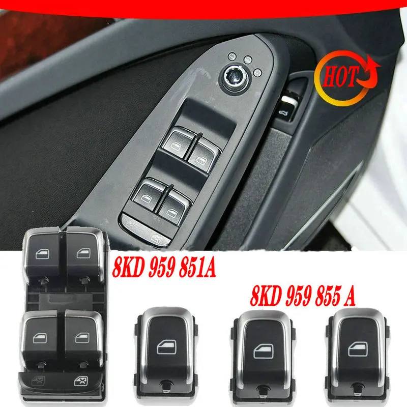 Applicable to B8 A6 Q5 A3 Q3 and other models Window regulator switch Window power button key Automatic window rising switc
Applicable to B8 A6 Q5 A3 Q3 and other models Window regulator switch Window power button key Automatic window rising switc