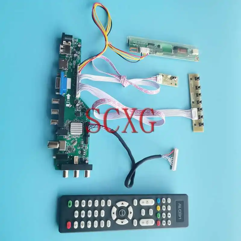 DVB 3663 Display Controller Board Fit CLAA154WB03A CLAA154WB04 15.4" Kit 1-CCFL 1280*800 30 Pin LVDS USB VGA AV HDMI-Compatible
DVB 3663 Display Controller Board Fit CLAA154WB03A CLAA154WB04 15.4" Kit 1-CCFL 1280*800 30 Pin LVDS USB VGA AV HDMI-Compatible