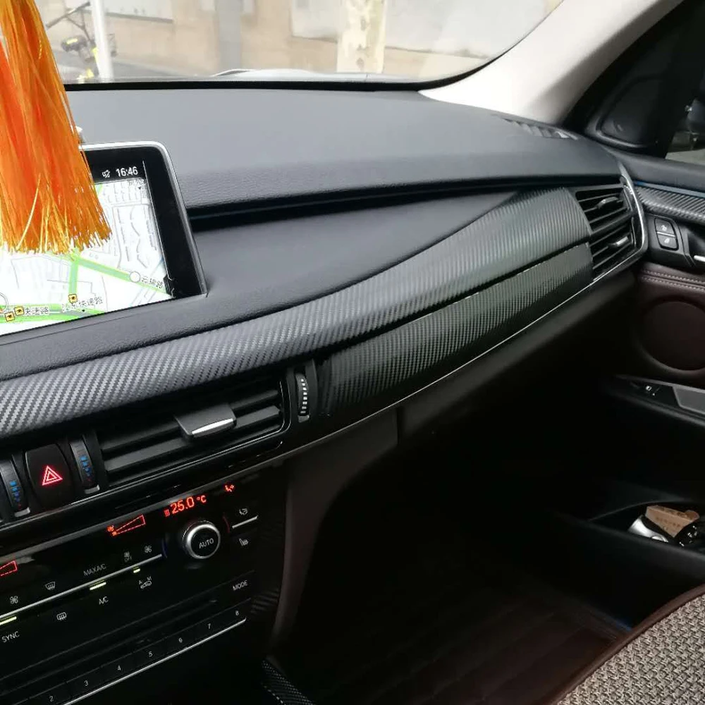 Пленка из углеродного волокна для Bmw X5 F15 2014-2018 наклейки интерьера центральная