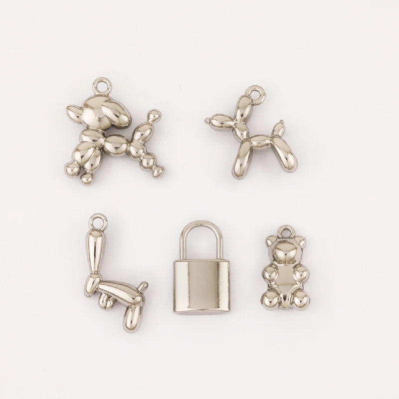 WHSOK 100Pcs DIY Making/Jewelry Accessories/Hand Made/Charms/Necklace Pendant/Puppy Shapes/Jewelry Findings & Components
WHSOK 100Pcs DIY Making/Jewelry Accessories/Hand Made/Charms/Necklace Pendant/Puppy Shapes/Jewelry Findings & Components