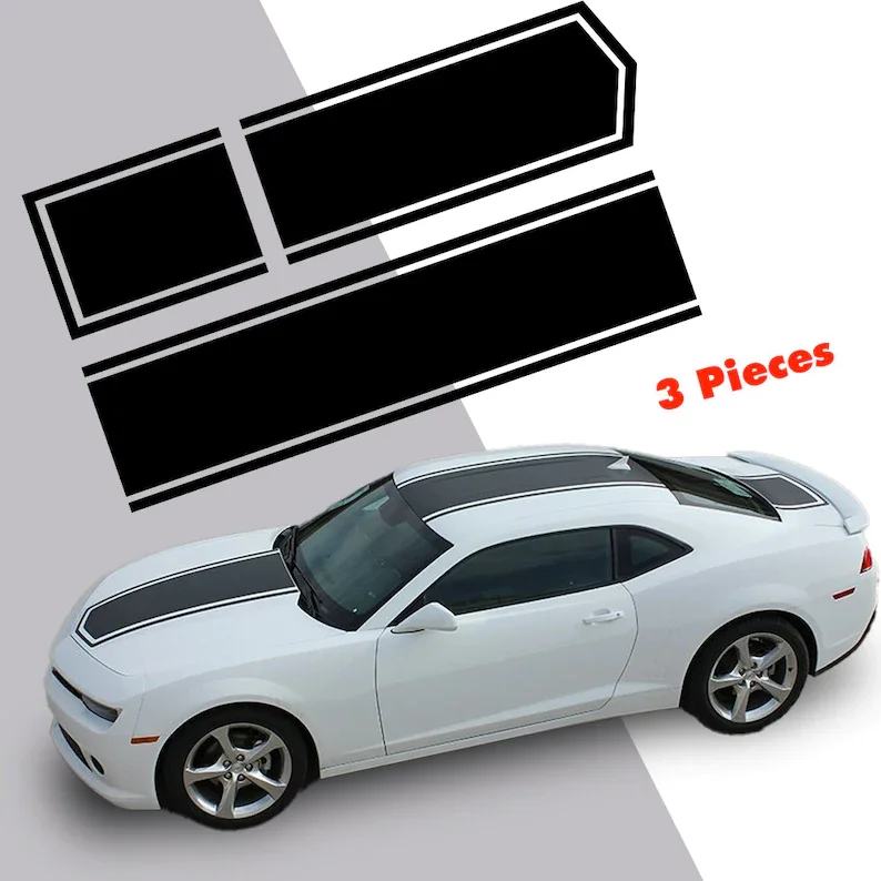 3 Pieces - Chevy Camaro Decal Stripes Center Graphic 2014-2015 Premium Car Vinyl Decals
3 Pieces - Chevy Camaro Decal Stripes Center Graphic 2014-2015 Premium Car Vinyl Decals