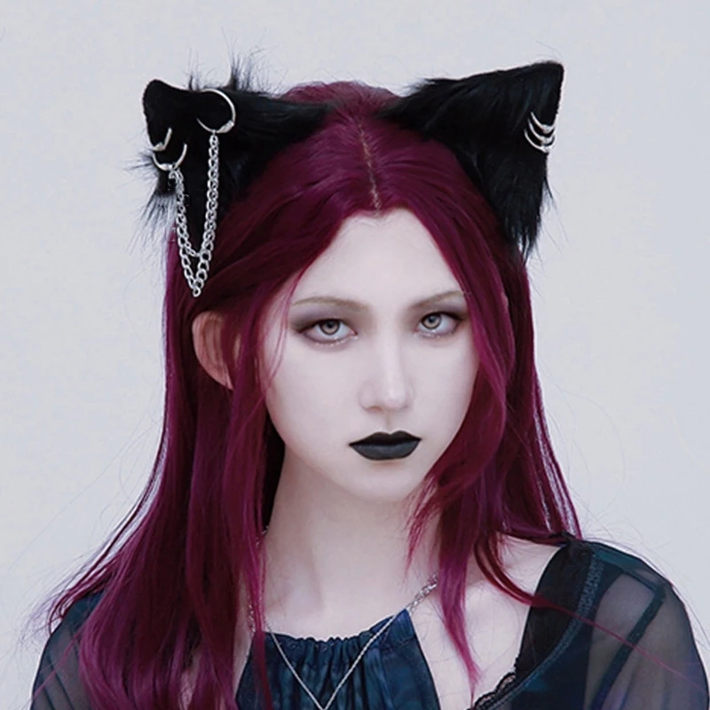 M2EA Gothic Hair Clips for Girls No Slip Duckbill Hair Clips Barrettes for Children Cosplay Cartoon Ear Design Hair Pins
M2EA Gothic Hair Clips for Girls No Slip Duckbill Hair Clips Barrettes for Children Cosplay Cartoon Ear Design Hair Pins