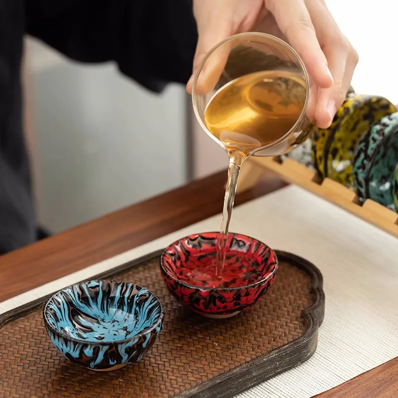 Ceramic Teacup 50ML Chinese Style Tea Cup Tea Set Kitchen Dining Bar Small Business Supplies Porcelain
Ceramic Teacup 50ML Chinese Style Tea Cup Tea Set Kitchen Dining Bar Small Business Supplies Porcelain