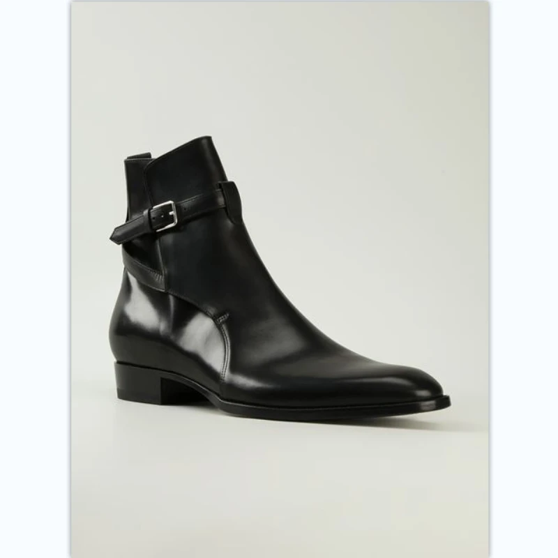 2022 New Men Shoes Handmade Classic Buckle Retro Fashion Versatile Black PU Comfortable Everyday Formal Ankle Boots ZZ3496
2022 New Men Shoes Handmade Classic Buckle Retro Fashion Versatile Black PU Comfortable Everyday Formal Ankle Boots ZZ3496