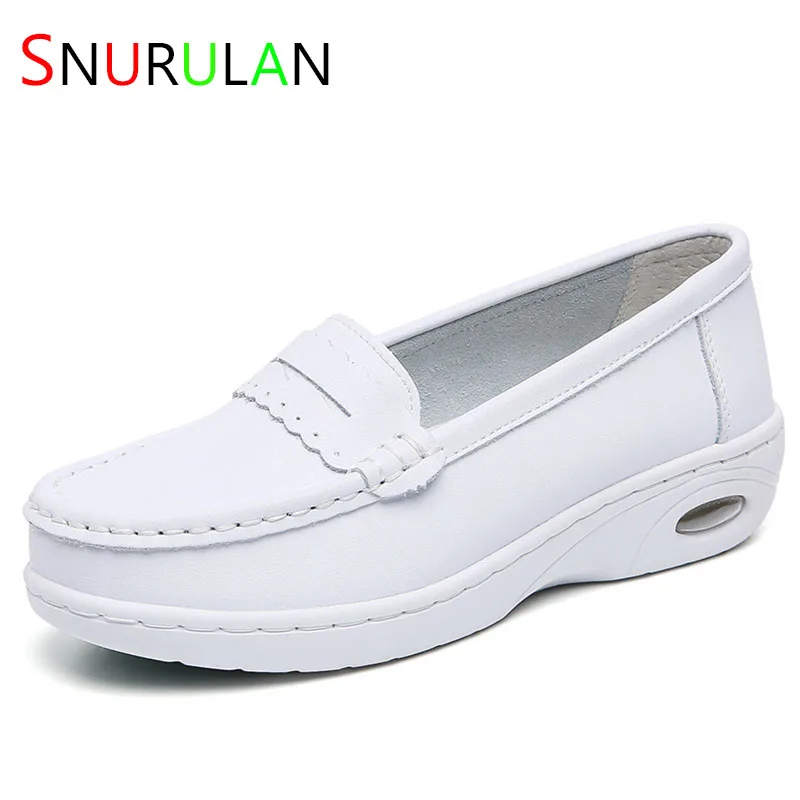 Women Lightweight Nursing Shoes Lady Platform Food Service Restaurant Work Footwear Female Nurse Mother Slip on Leather
Women Lightweight Nursing Shoes Lady Platform Food Service Restaurant Work Footwear Female Nurse Mother Slip on Leather