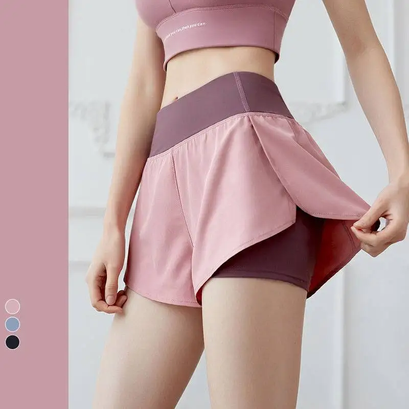 2023 New Sportswear Sexy Sports Fitness Anti-Naked Shorts Female Fake Two High Wist Hips Yoga Tight Shorts
2023 New Sportswear Sexy Sports Fitness Anti-Naked Shorts Female Fake Two High Wist Hips Yoga Tight Shorts