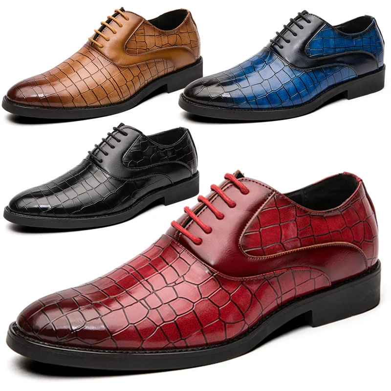 Holfredterse Luxury Design Men Leather Crocodile Pattern Oxford Lace up Split Toe Office Wedding Formal Shoes Patchwork Shoes
Holfredterse Luxury Design Men Leather Crocodile Pattern Oxford Lace up Split Toe Office Wedding Formal Shoes Patchwork Shoes