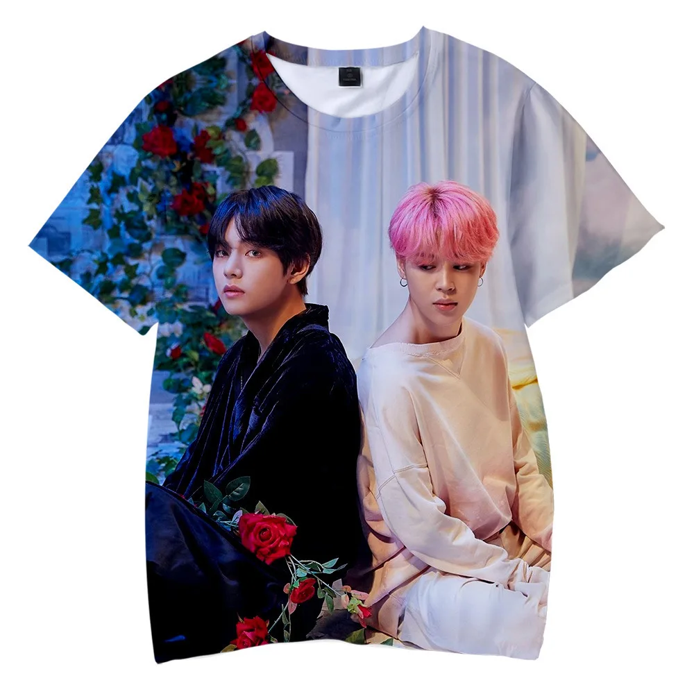 Korean Fashion Harajuku Streetwear 3D Kpop T Shirt Men/women K-pop T-shirt Female Short Sleeve 3D Kid Tee Shirt Femme
Korean Fashion Harajuku Streetwear 3D Kpop T Shirt Men/women K-pop T-shirt Female Short Sleeve 3D Kid Tee Shirt Femme