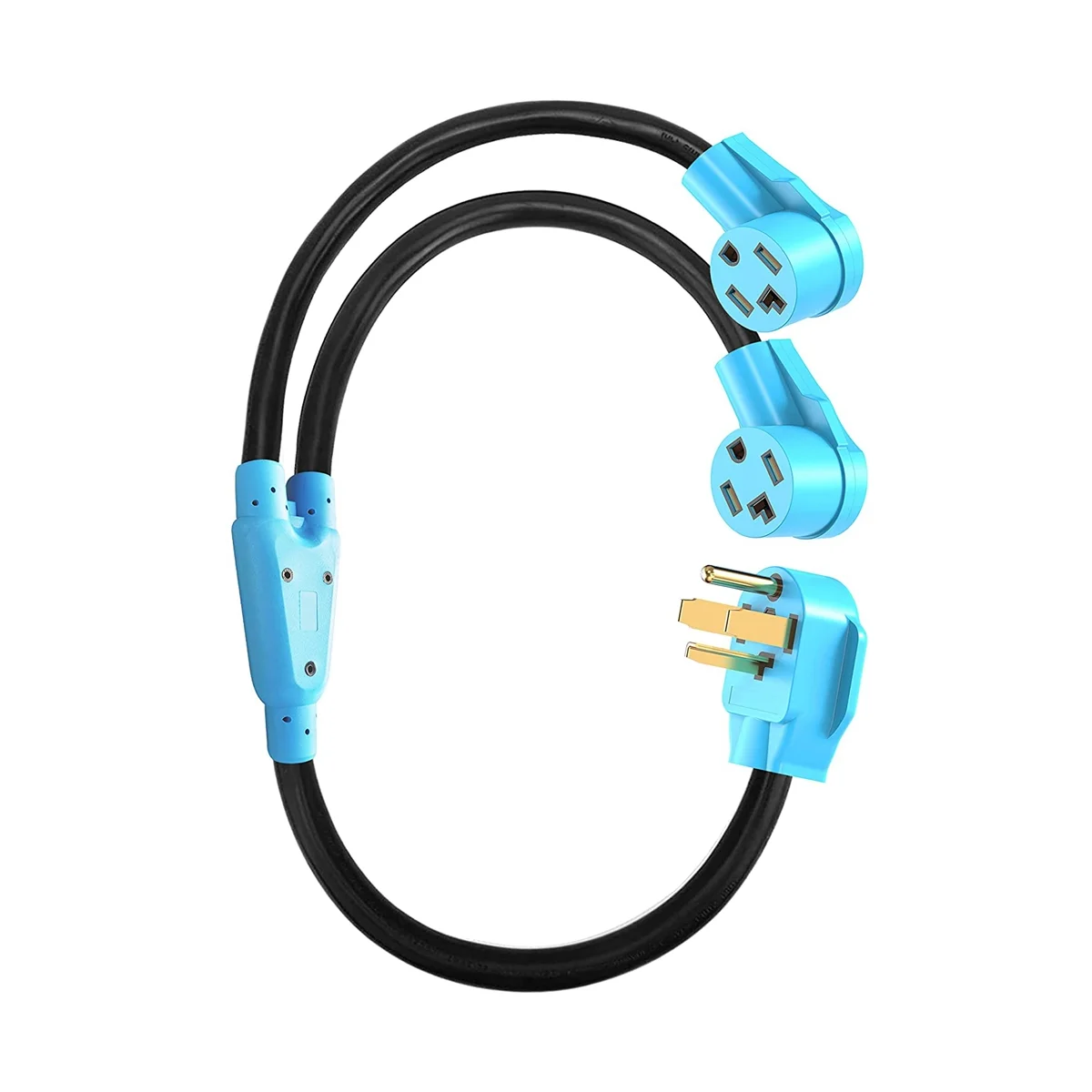 4 Prong Dryer Y Splitter 3 FT, NEMA14-30P Male to Two NEMA 14-30R Female, 30 Amp Dryer Y Adapter Cord, US Plug
4 Prong Dryer Y Splitter 3 FT, NEMA14-30P Male to Two NEMA 14-30R Female, 30 Amp Dryer Y Adapter Cord, US Plug