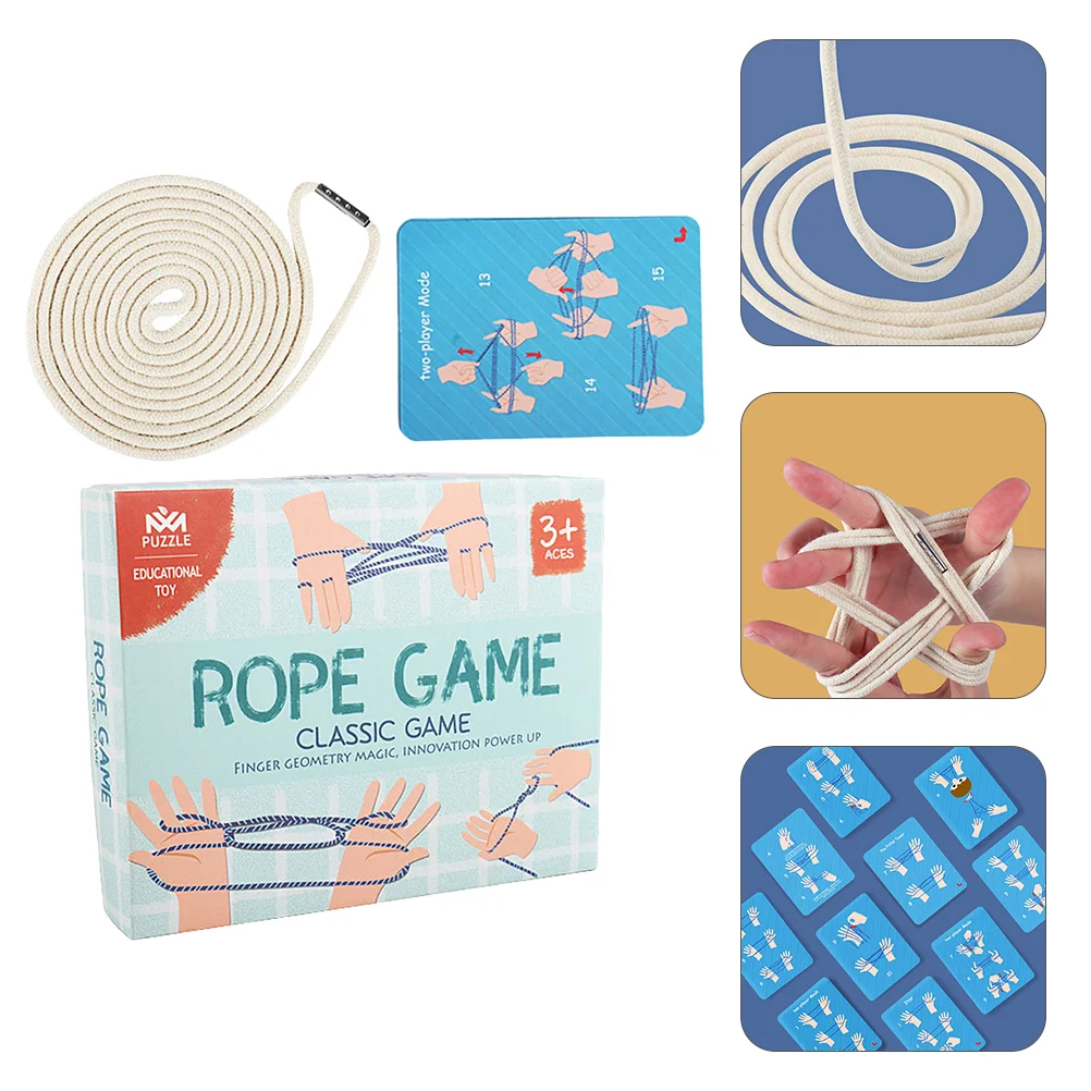 Braided Rope Fidget Toy Kids String Toy Supplies Nostalgia Finger Rope Game Rope Family Hand Game Hand Rope Toy Child
Braided Rope Fidget Toy Kids String Toy Supplies Nostalgia Finger Rope Game Rope Family Hand Game Hand Rope Toy Child
