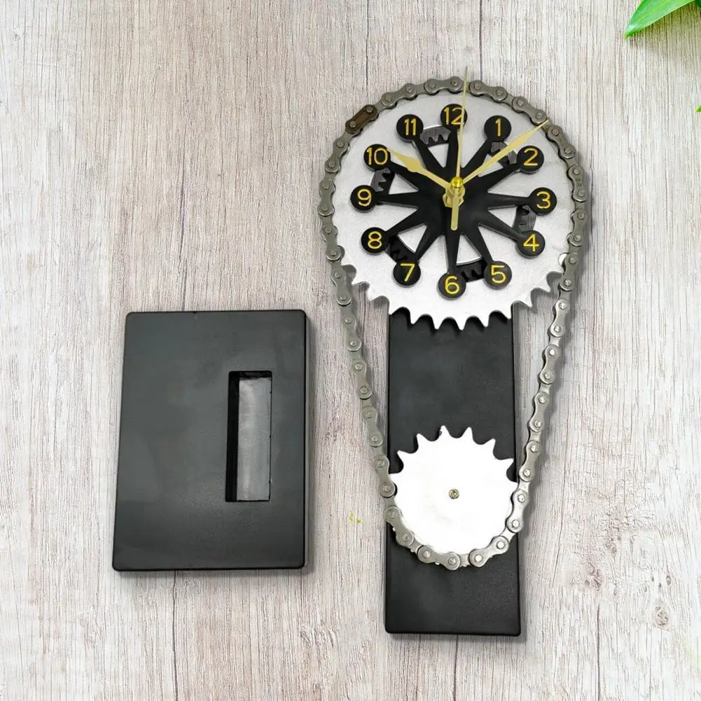 Rotating Gear Clock Large Display Rust-proof ABS Battery Powered Silent Non-Ticking Wall Clock Home Supplies
Rotating Gear Clock Large Display Rust-proof ABS Battery Powered Silent Non-Ticking Wall Clock Home Supplies