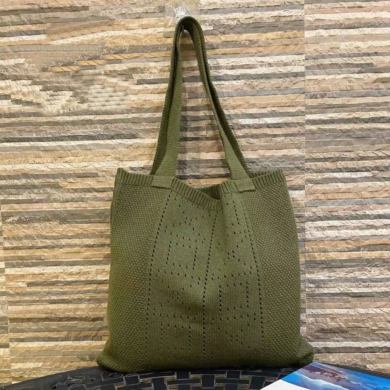 2023 Women Grils Lovely Knitted Crocheted Shoulder HandBag Hollow Out Handbag Large Capacity Handbag
2023 Women Grils Lovely Knitted Crocheted Shoulder HandBag Hollow Out Handbag Large Capacity Handbag