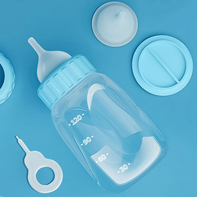 120ml Pet Milk Bottle Puppy Cat Feeder with Scale Pet Soother Bottle Set Pacifier Bite Resistant Puppy Feeding Supplies
120ml Pet Milk Bottle Puppy Cat Feeder with Scale Pet Soother Bottle Set Pacifier Bite Resistant Puppy Feeding Supplies