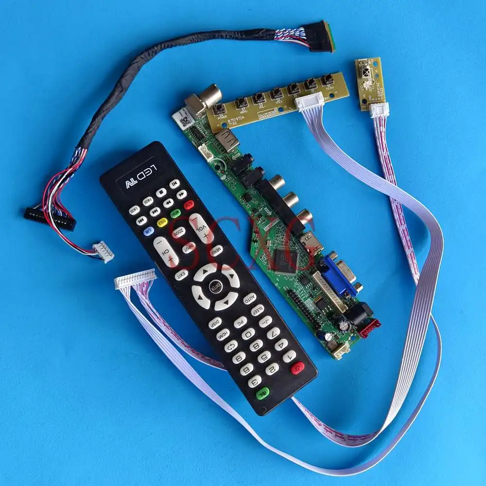 Kit For LP156WH4-TLQ2 Controller Driver Board TV Analog Signal AV VGA USB HDMI-Compatible 15.6" 1366 768 Screen LVDS 40 Pin
Kit For LP156WH4-TLQ2 Controller Driver Board TV Analog Signal AV VGA USB HDMI-Compatible 15.6" 1366 768 Screen LVDS 40 Pin