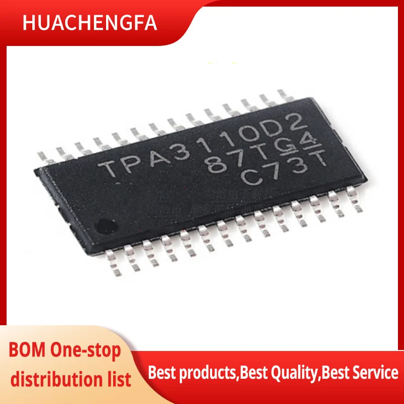 5 ~ 20 шт./лот TPA3110D2PWPR TPA3110D2 HTSSOP-28 30W Mono class D аудио усилитель IC
5 ~ 20 шт./лот TPA3110D2PWPR TPA3110D2 HTSSOP-28 30W Mono class D аудио усилитель IC