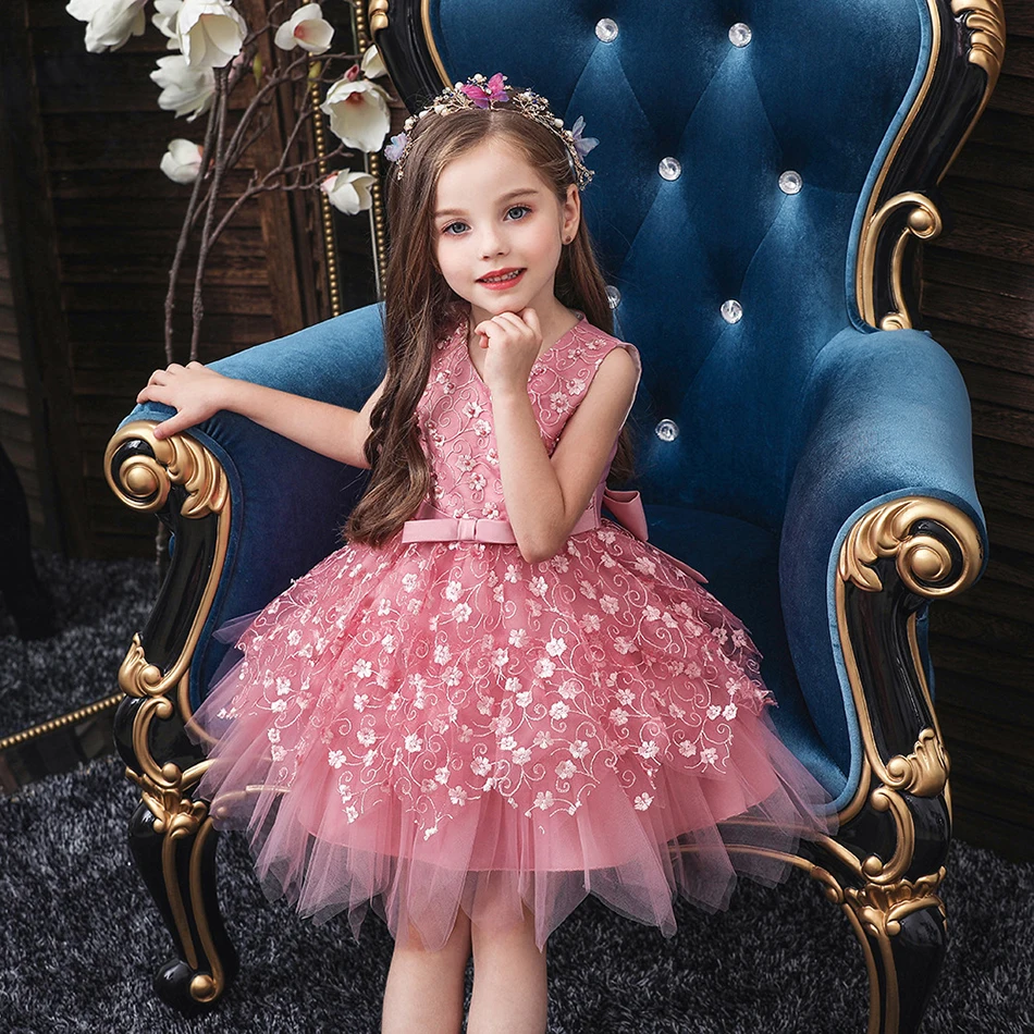 Flower Girl Dress Tutu Fluffy Baby Girls Dresses Vestidos Wedding Party Children Clothes Birthday Christmas Fancy Ball Gown
Flower Girl Dress Tutu Fluffy Baby Girls Dresses Vestidos Wedding Party Children Clothes Birthday Christmas Fancy Ball Gown