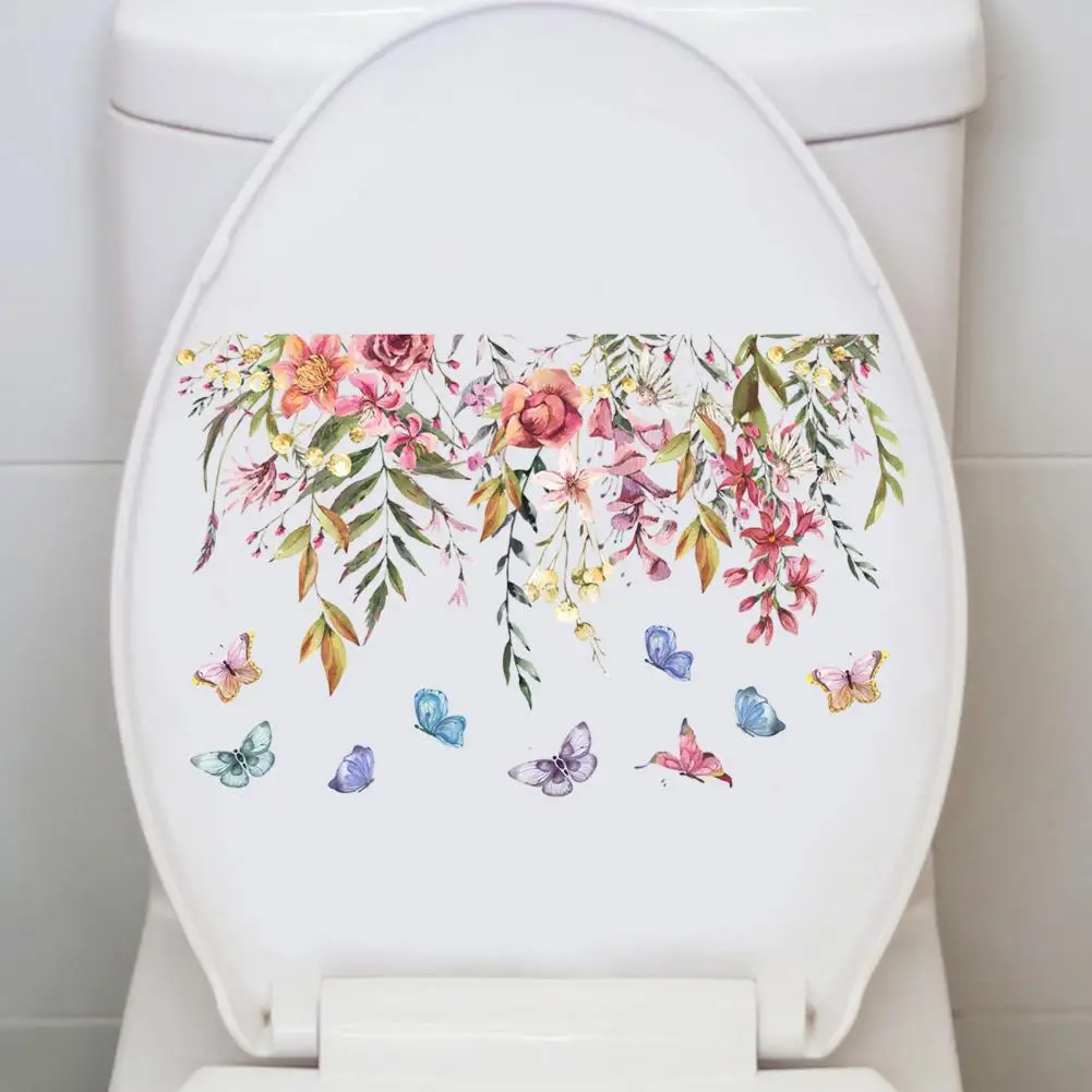 Colorful Bathroom Decor Sticker Vibrant Flower Butterfly Toilet Sticker Long-lasting Pvc Decal for Home Bathroom Decoration
Colorful Bathroom Decor Sticker Vibrant Flower Butterfly Toilet Sticker Long-lasting Pvc Decal for Home Bathroom Decoration