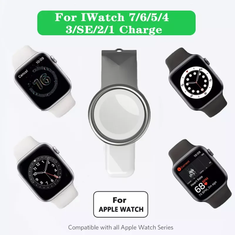 Wireless Charger for Apple Watch 7 6 5 4 3 2 Portable Charging Dock Station iWatch Accessories USB/C 2 in 1 Fast Charger
Wireless Charger for Apple Watch 7 6 5 4 3 2 Portable Charging Dock Station iWatch Accessories USB/C 2 in 1 Fast Charger