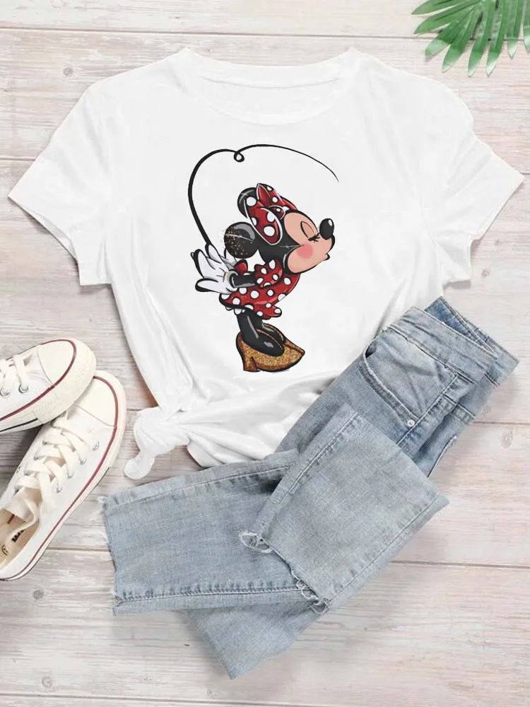 Men Women Unisex Funny Cute Tshirt Summer Casual T-shirt Graphic Print Tops Tees Kawaii Disney Mickey Minnie Kiss Couple T Shirt
Men Women Unisex Funny Cute Tshirt Summer Casual T-shirt Graphic Print Tops Tees Kawaii Disney Mickey Minnie Kiss Couple T Shirt
